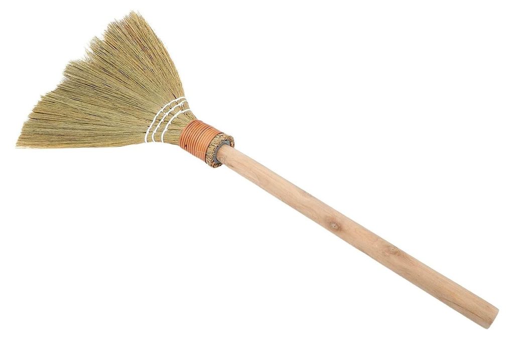 Miscanthus Strohbesen 74cm Abnehmbar für Innenräume, Bodenschonend