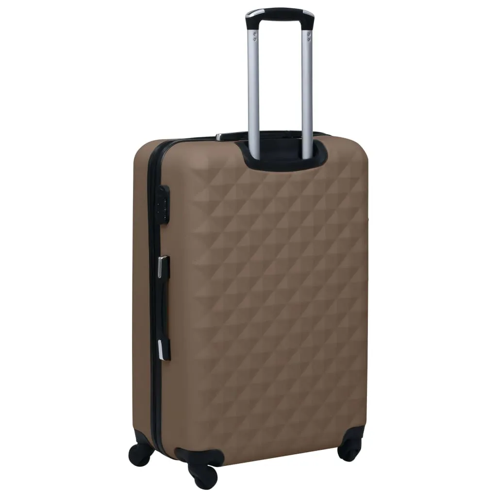 Valise rigide brune ABS : protégez vos bagages des chocs et du vol