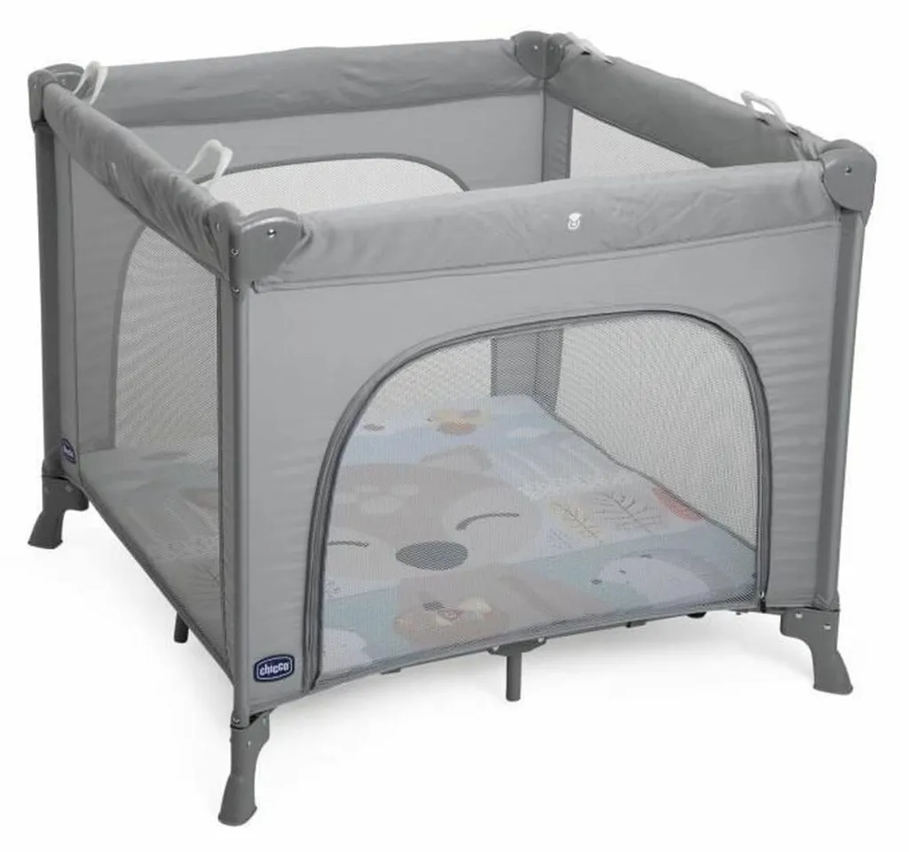 Chicco Lit de Voyage Good Night Bleu - Lit Pliant Compact et Sécurisé