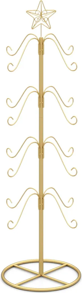 Porte-chaussettes de Noël stable 121 cm pour suspendre 16 décorations