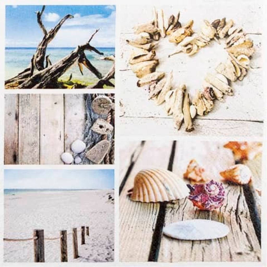 Motivserviette 33x33cm Maritim HOME F. 211808
