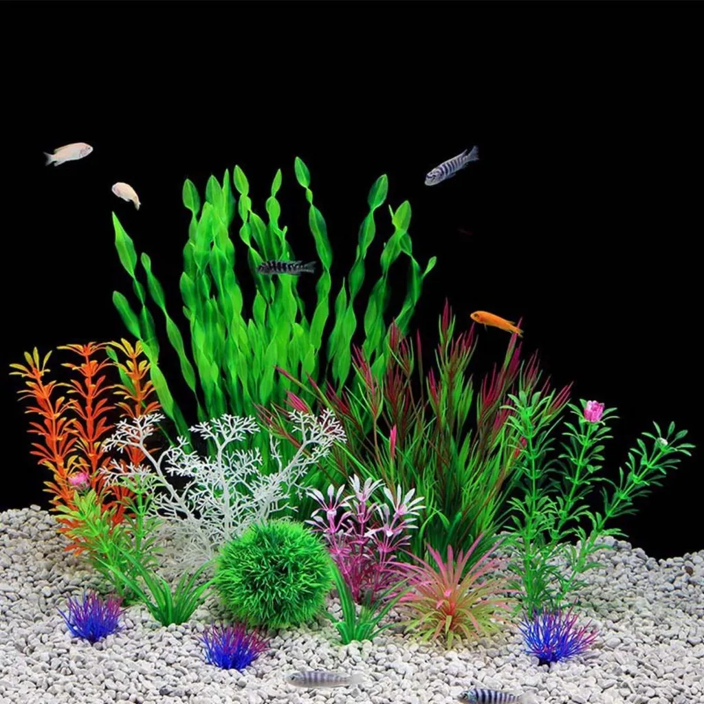 14 Piante per Acquario INF - Decorazioni Atossiche e Facili da Pulire