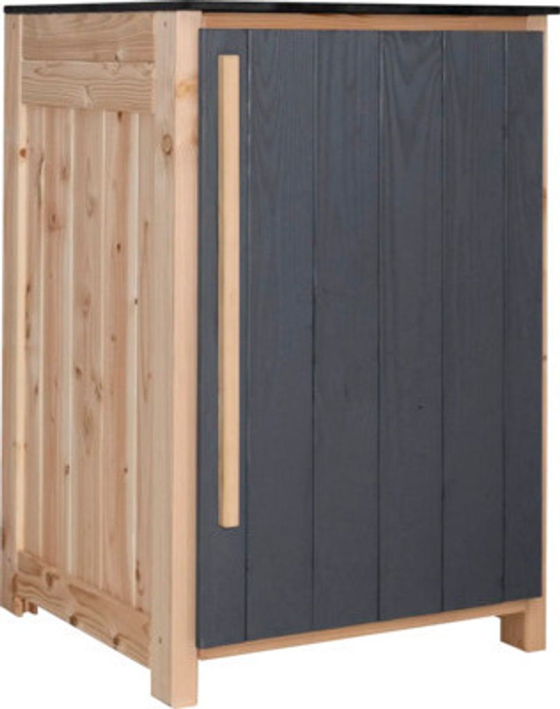 Gartenschrank/Outdoorküche Konsta Typ 603 Douglasie Sideboard 60 x 58 x 92 cm anthrazit