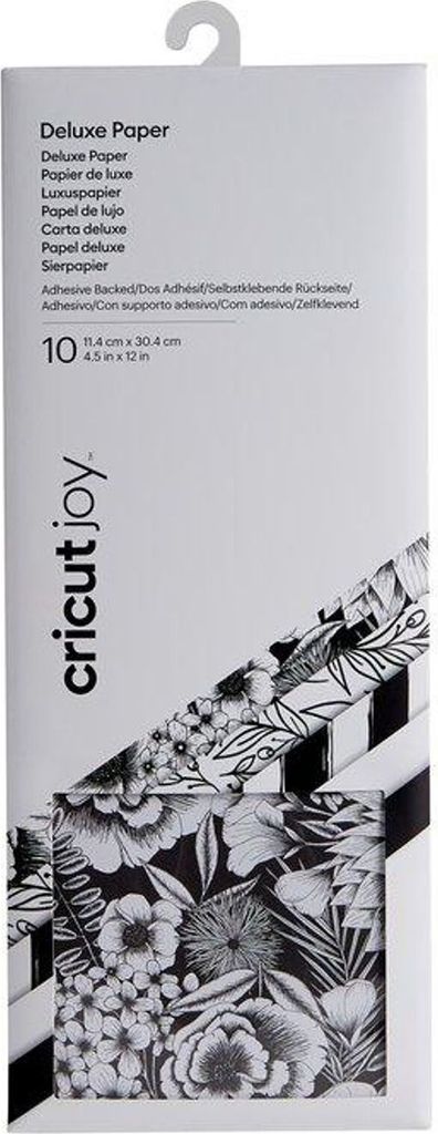 Cricut Joy Deluxe Paper, Papier, Schwarz, Weiß, Cricut, 304 mm, 114 mm