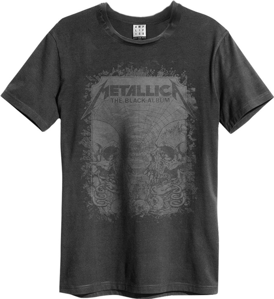 Amplified Shirt Metallica Black Album charcoal M (medium) Produktbild 