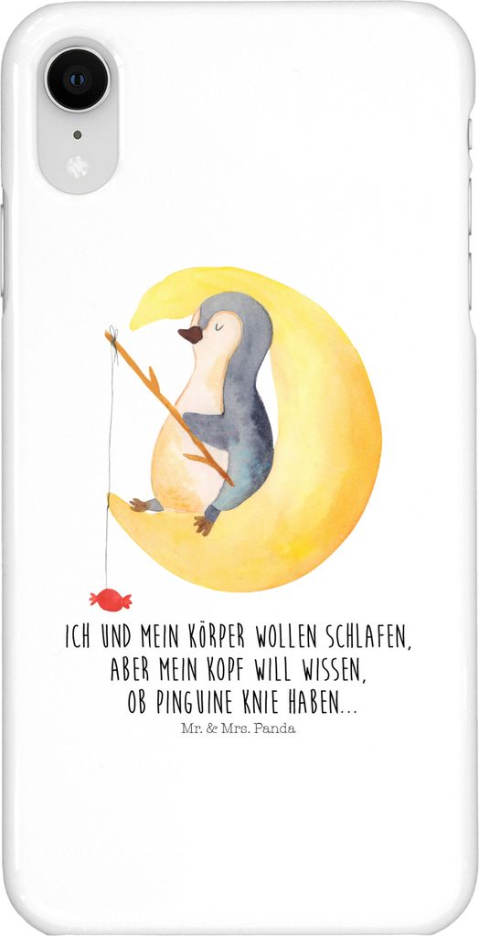 Mr. & Mrs. Panda Iphone XR Handyhülle Pinguin Mond - Weiß - Produktbild 
