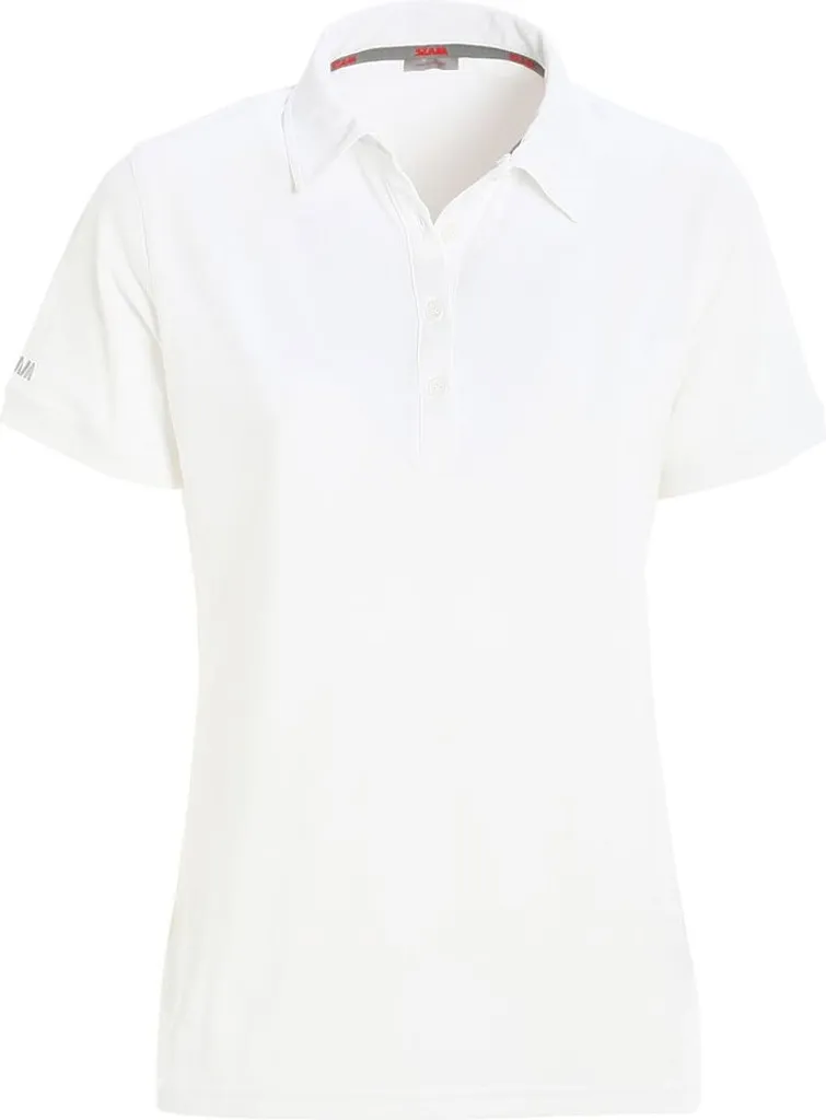 Polo Femme Blanc XS Slam Active Tech Pique - Confort et séchage rapide