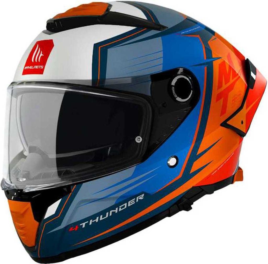 Mt Helmets Thunder 4 Sv Pental Integralhelm Orange,Blau XS Orange,Blau XS