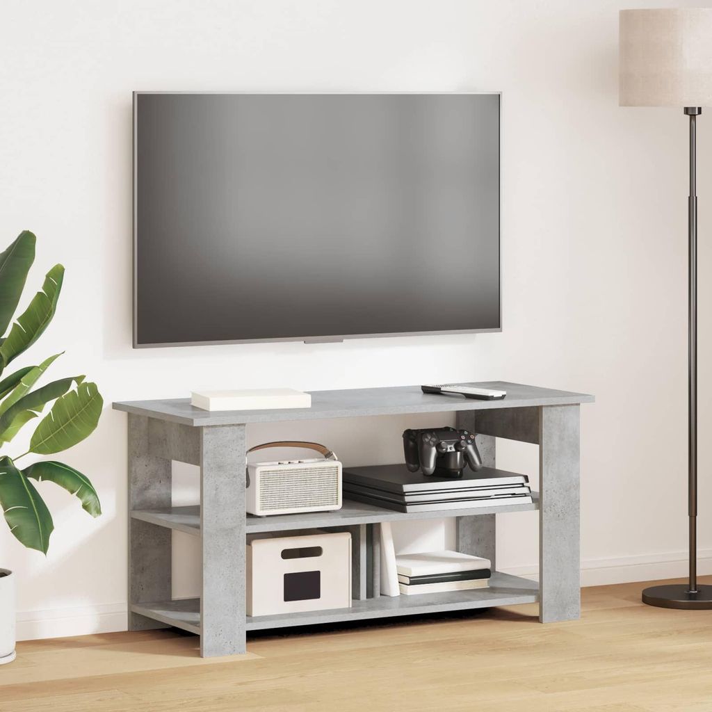 Maison Exclusive - TV-Ständer Beton Grau 100 x 40 x 50 cm