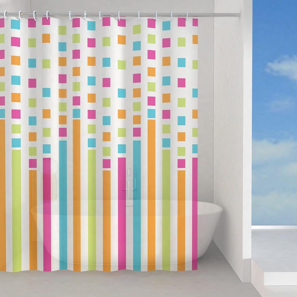 Gedy Duschvorhang Party aus PEVA in Mehrfarbig 240x200 cm