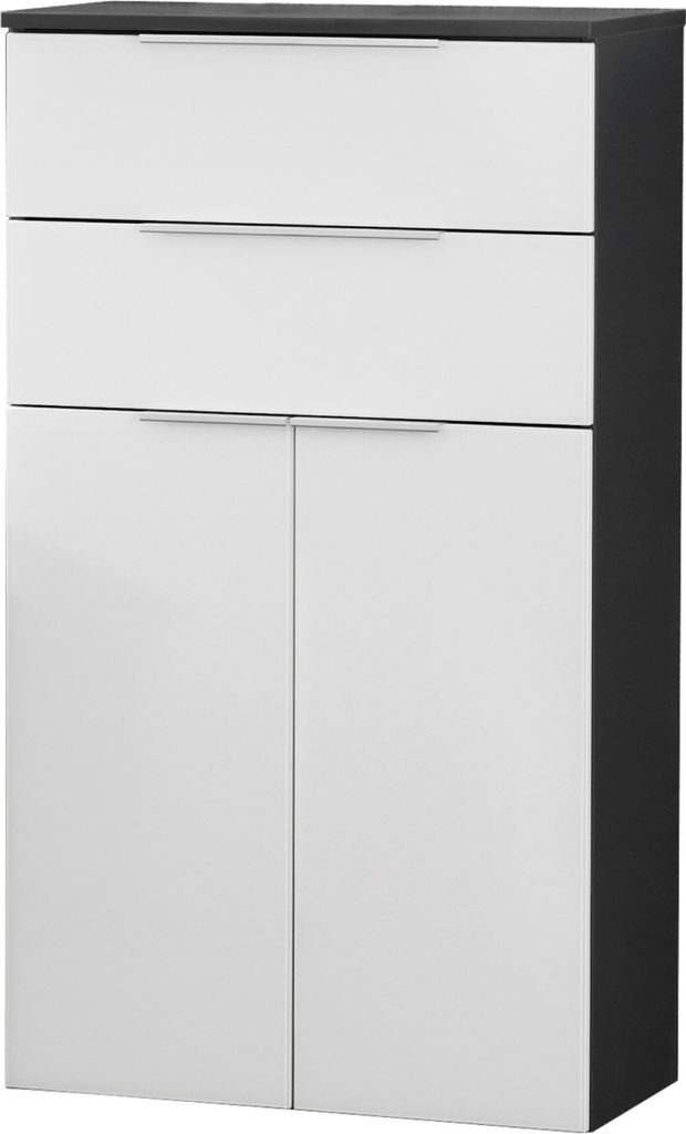 FACKELMANN Doppel-Midischrank KARA / Badschrank mit Produktbild 