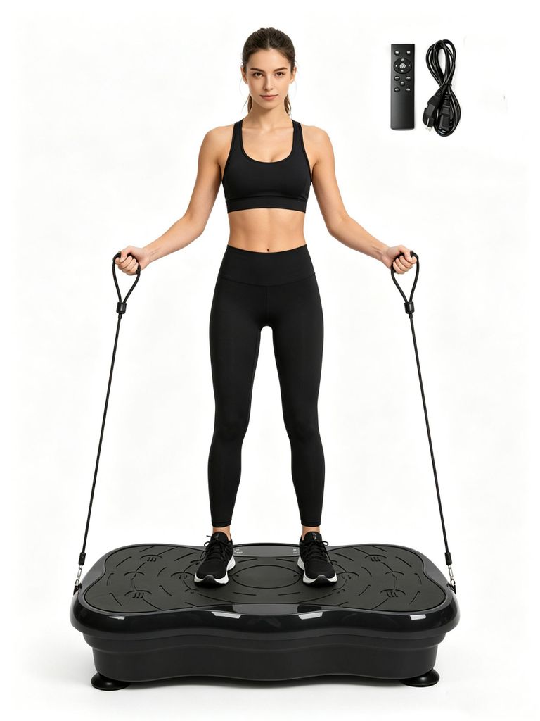 Vibrationsplatte Bluetooth LCD Fitness Abnehmen Produktbild 