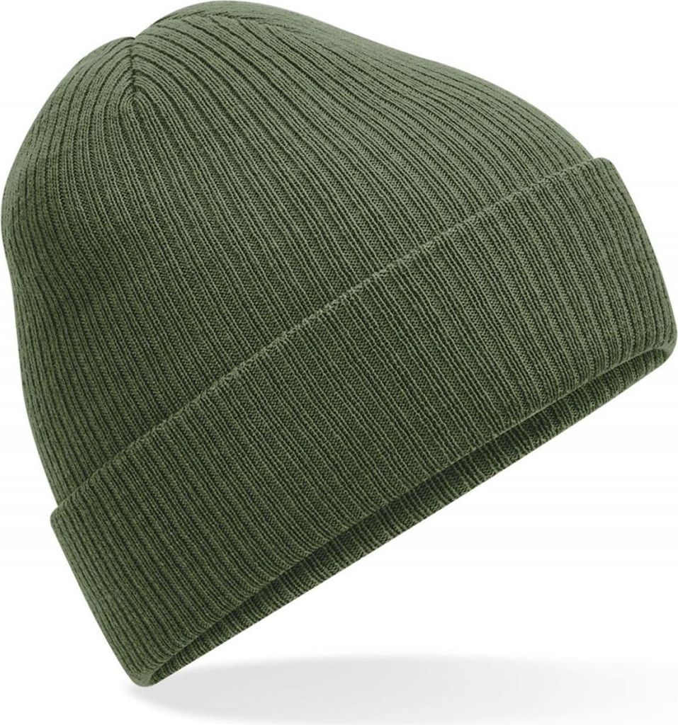 Beechfield B376R | Polylana Ribbed Beanie - Farbe: Olive Green - Größe: One Size