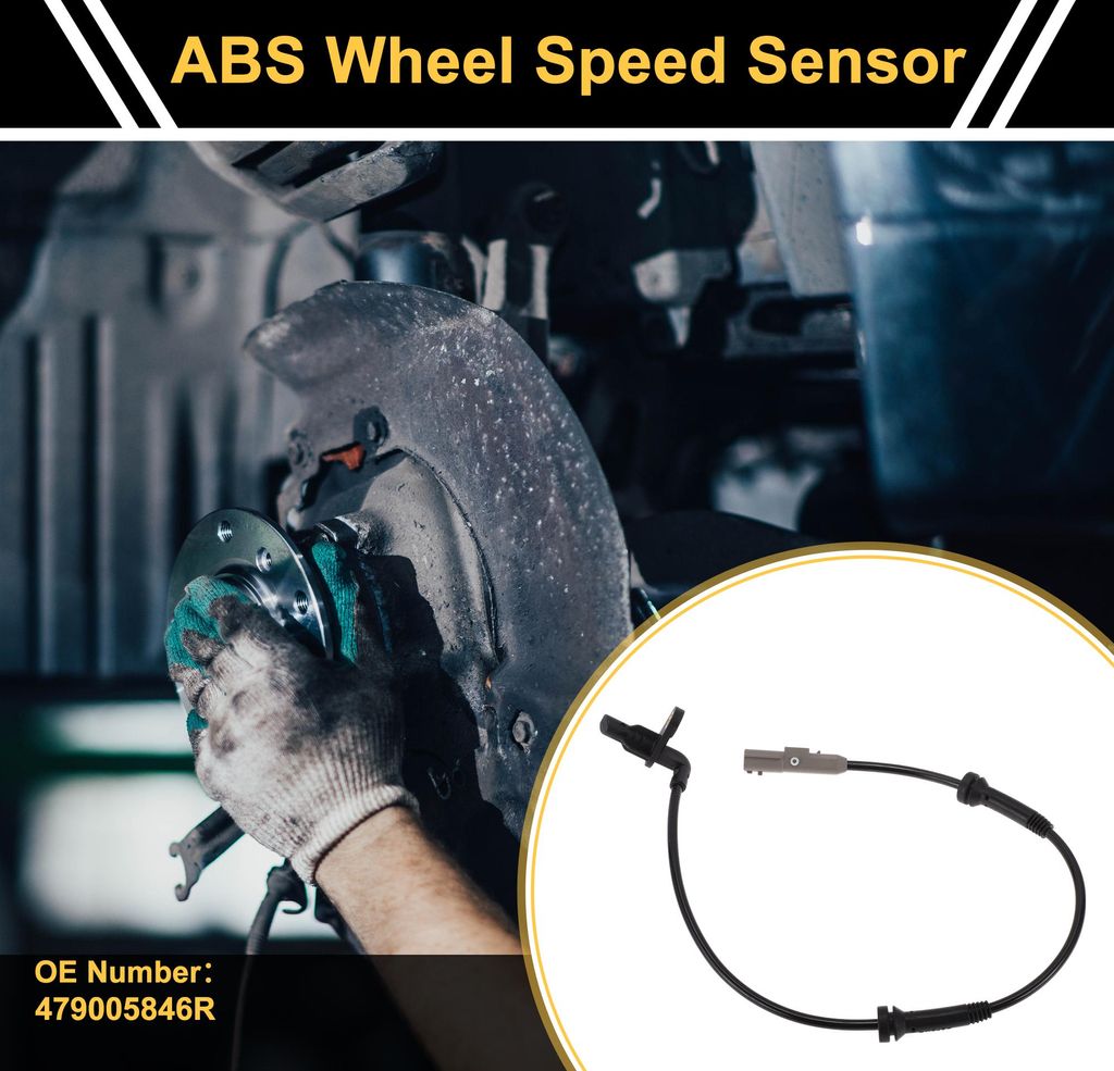 ABS Radgeschwindigkeitssensor Anti-Blockier-System Sensor Nr. 479005846R für Renault Koleos 2016-2021 1 Stück Links Hinten