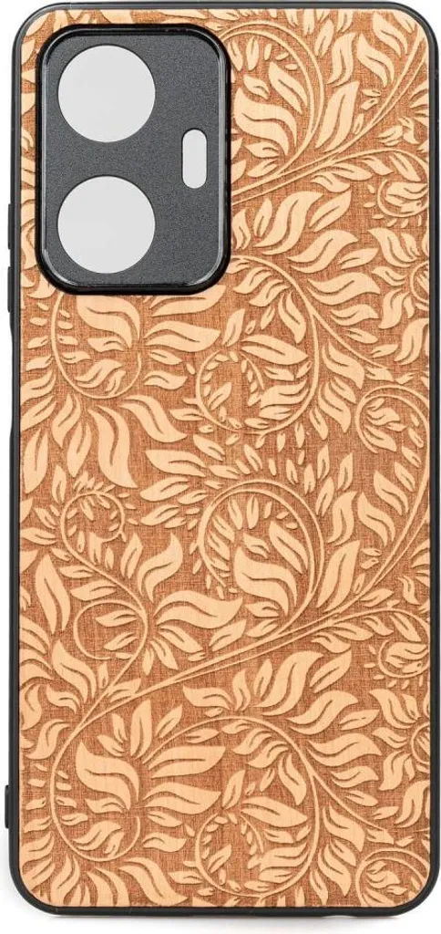 Bewood Realme C55 melo foglie custodia in legno