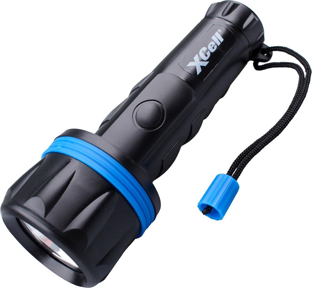 XCell LED-Taschenlampe Rubber 2D Produktbild 