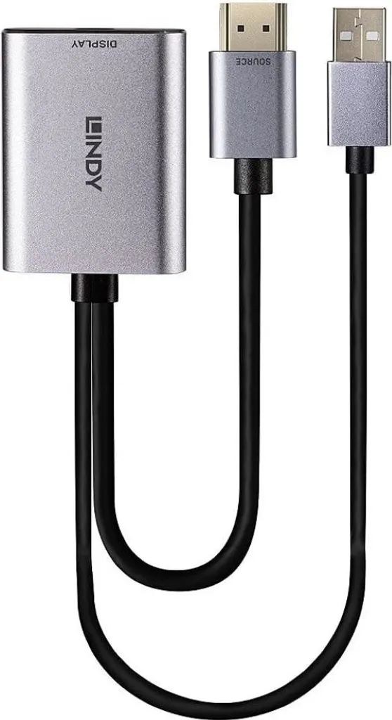 Lindy 43347 : Solution HDMI vers USB C pour moniteurs et Power Pass - 2
