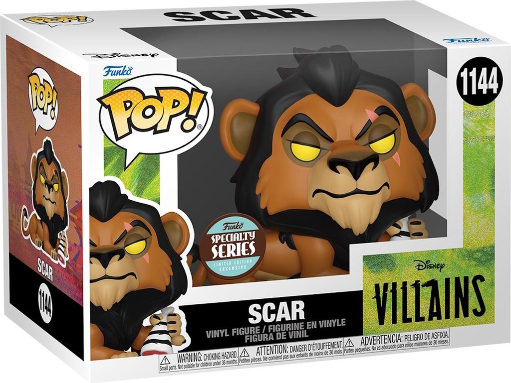 Disney Villains - Scar 1144 Specialty Series - Funko Pop!