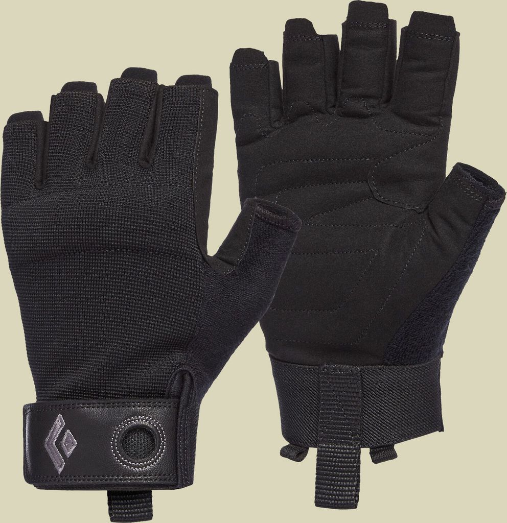 Black Diamond Climbing Gloves Crag Half-Finger Gloves schwarz r. XL (BD8018640002XL_1)