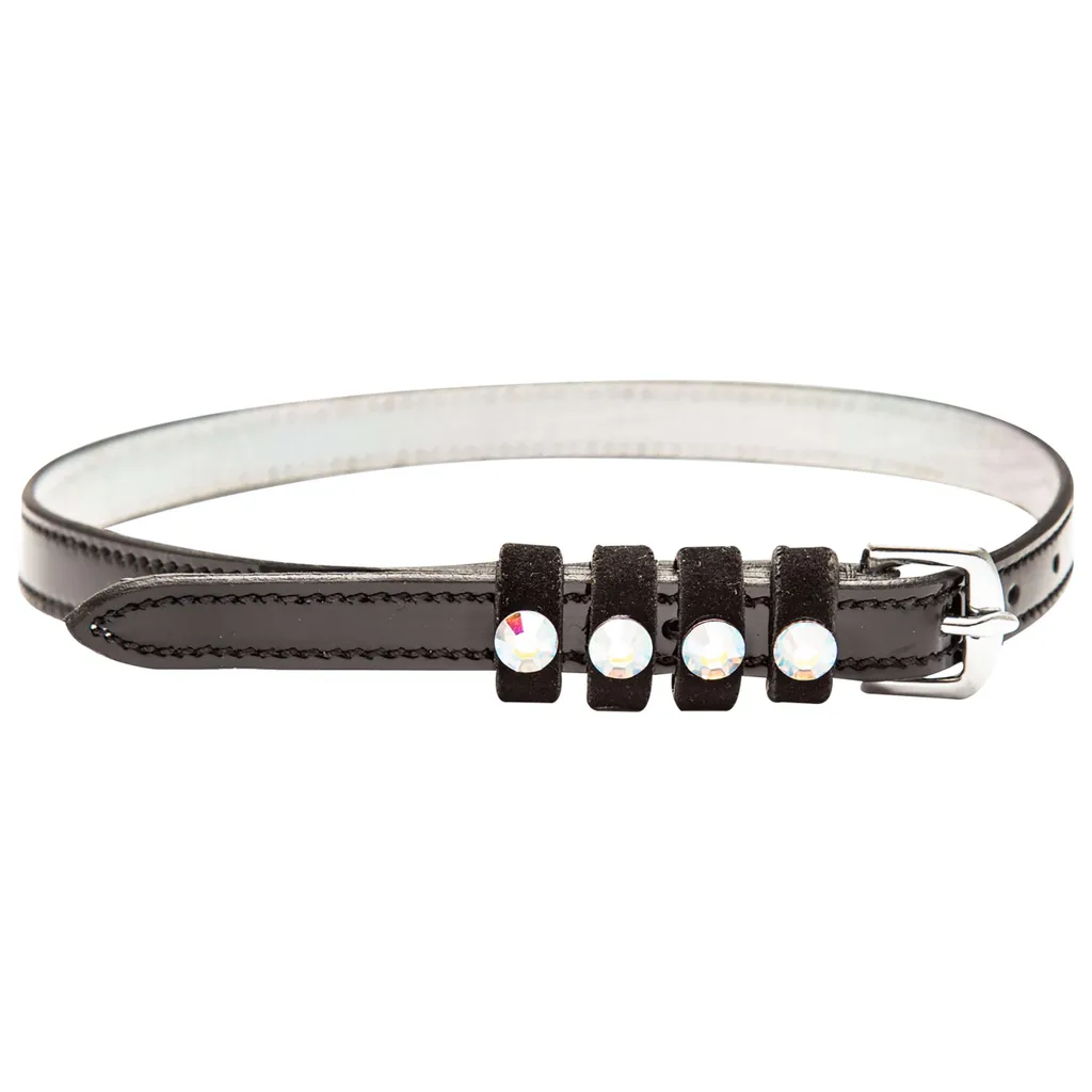 Protection d'éperon en cuir Pardouz Imperial Riding noir hologramme