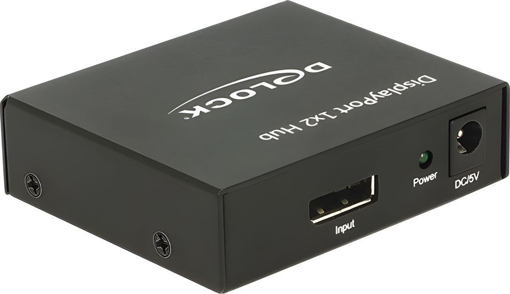 DELOCK Displayport Splitter 1 Eingang -> 2 Ausgang