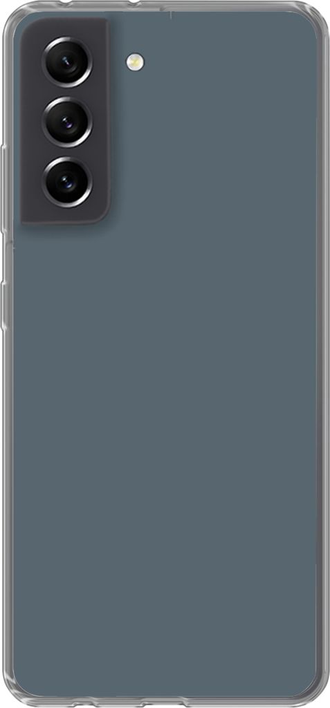 MuchoWow Handyhülle Schutzhülle Hülle für Telefoonhoesje Samsung Galaxy S21 FE Farben - Blau - Innen Silikon Softcase Handy Hülle - Mobiltel...