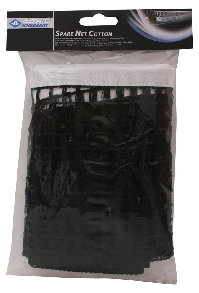 Filet TT Filet de rechange en coton noir avec cordon de serrage sport