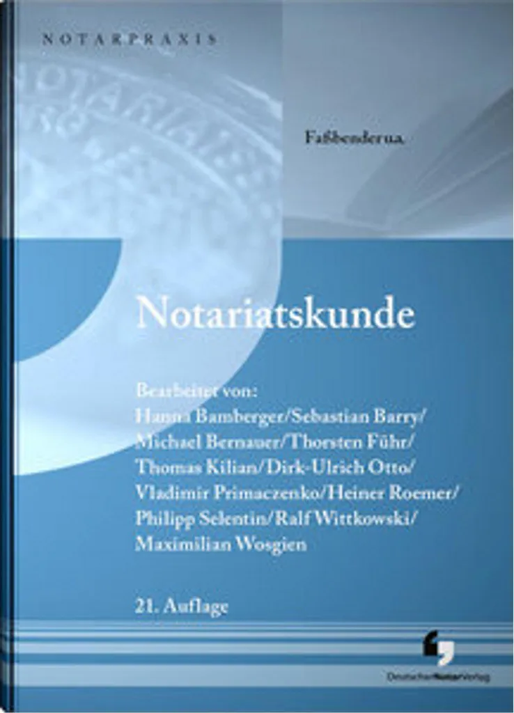 Notariatskunde Guide Pratique du Notariat Manuel de Référence Juridique