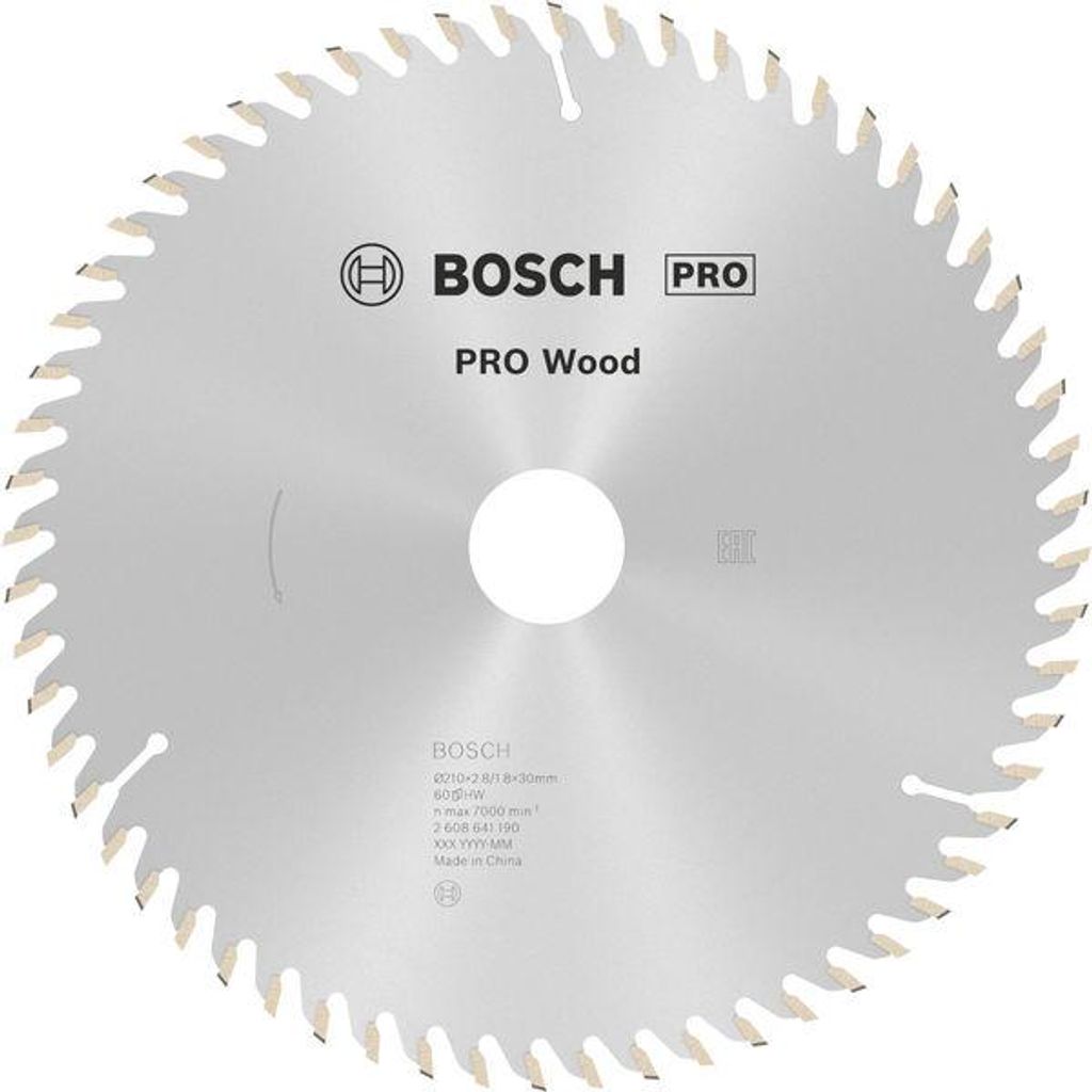 PRO Wood Kreissägeblatt, 210 x 2,8 x 30 mm, Z60 Produktbild 