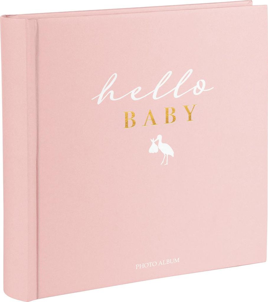 Goldbuch Einsteckalbum 200 Fotos hello.baby 10x15 cm Naturpapier 22x22 cm
