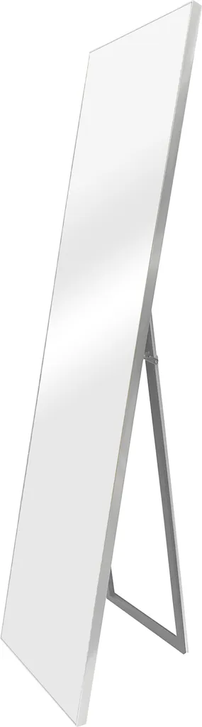 Miroir psyché rectangulaire argenté 150x35 cm - Miroir d'habillage incliné