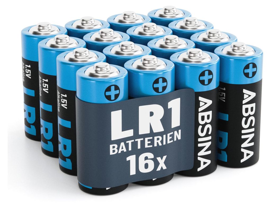ABSINA 16x piles LR1 N Lady pour ouvre-portes de garage, Image du produit 