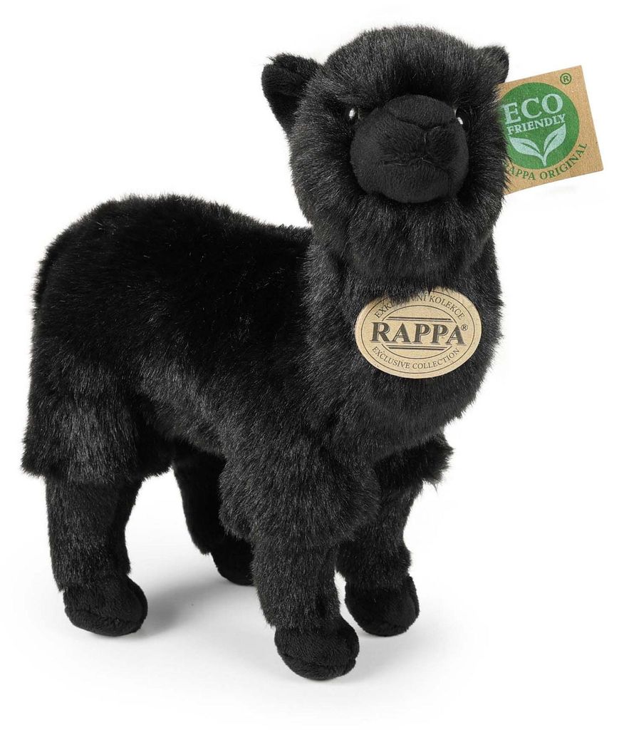 Plüsch schwarzes Lama 23 cm umweltfreundlich Produktbild 