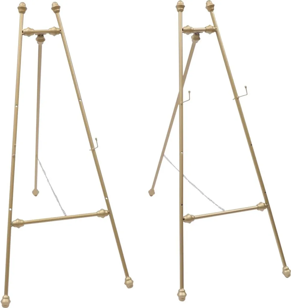 Chevalet de Sol Stable Anti-Glisse pour Expositions et Galeries d'Art