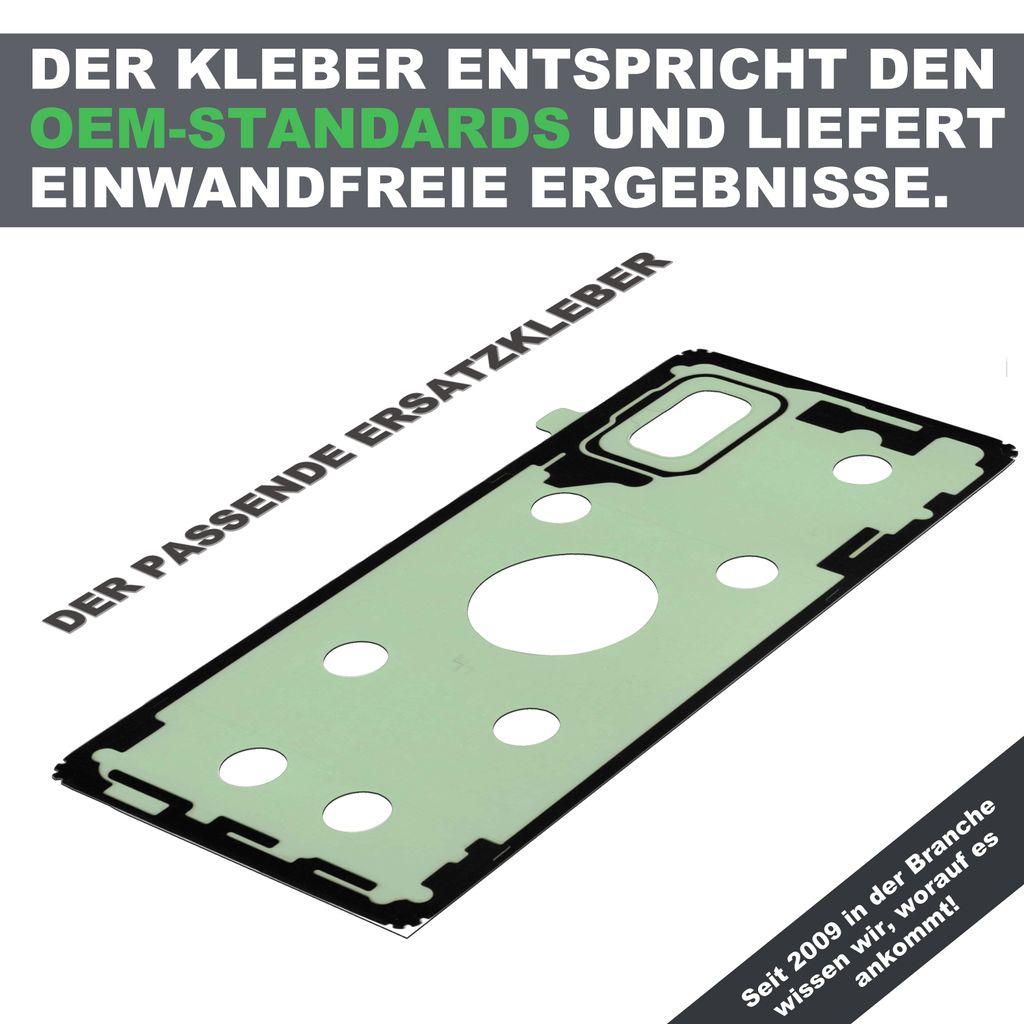 Samsung Galaxy A71 A715F Akkudeckel Klebefolie Kleber Produktbild 2