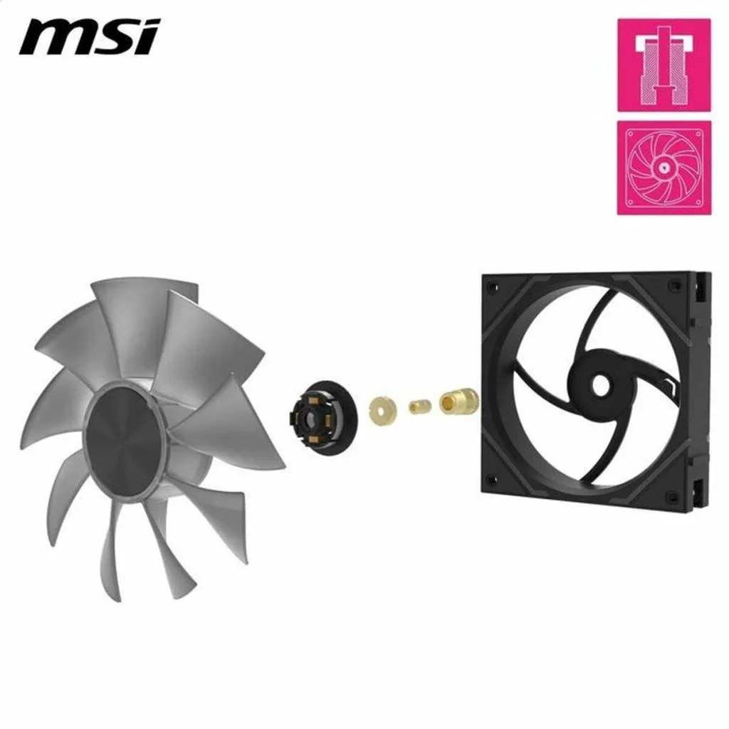 Refroidisseur pour PC portable MSI avec support ventilé ergonomique