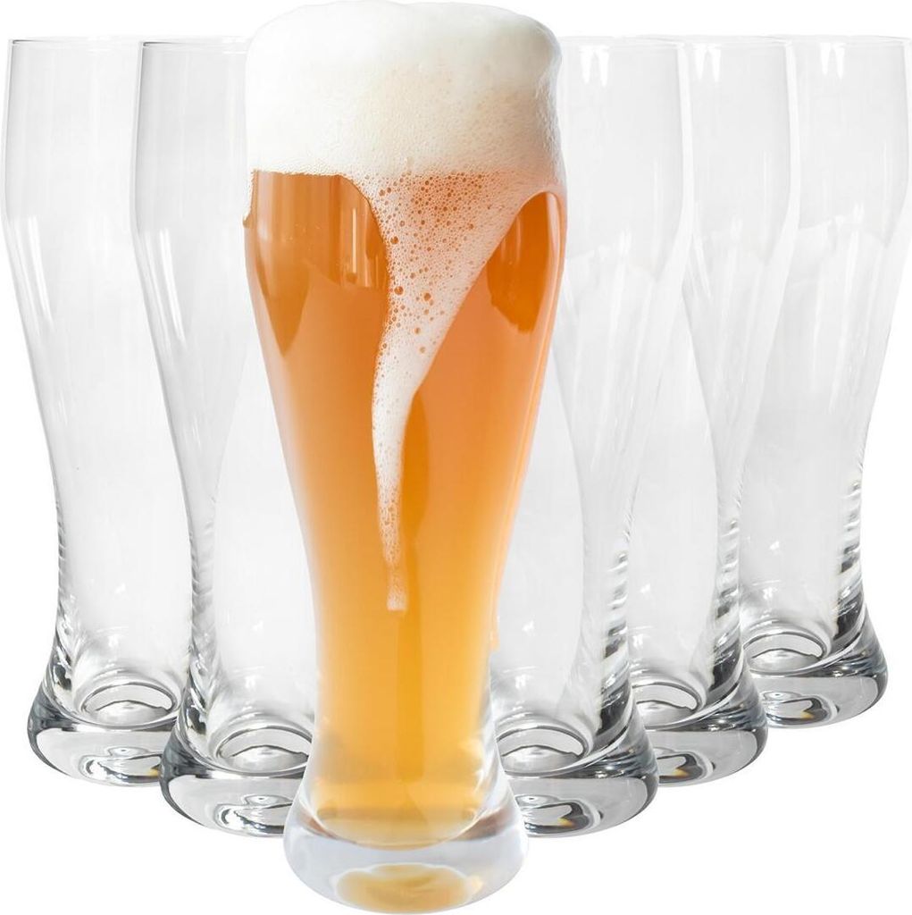 6 Verres à Blé 0,5L (max. 580ml) Verres à Bière Verre à Image du produit 