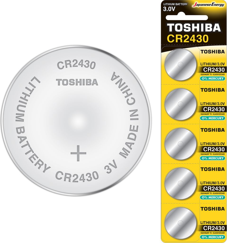 Baterie Specjalistyczne TOSHIBA Litowa CR 2430 3V Blister Zdjęcie produktu 