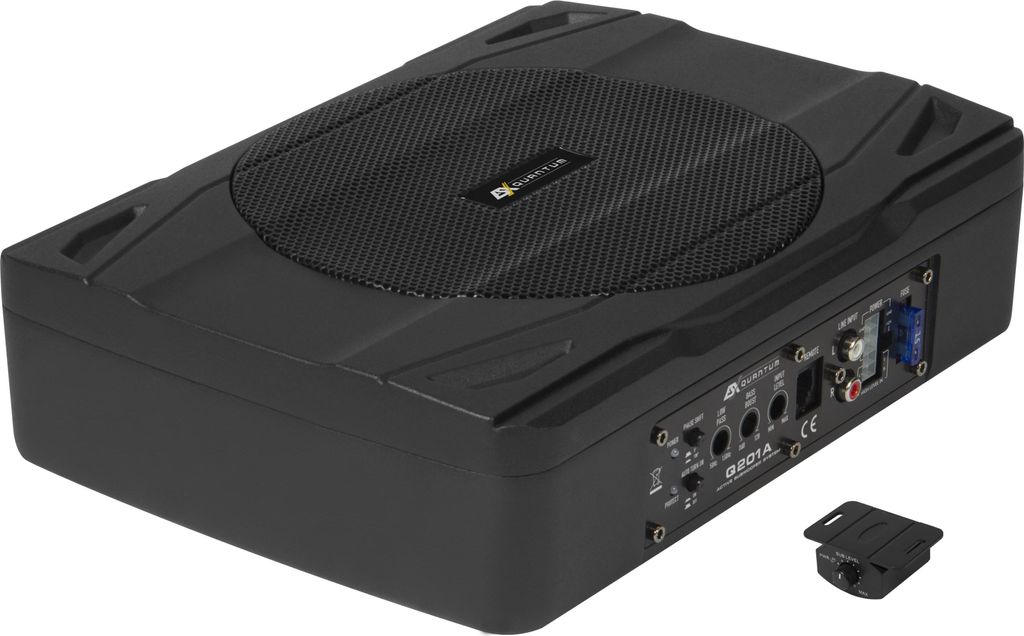 ESX Aktiv-Subwoofer 20 cm QUANTUM Untersitz Aktiv-Subwoofer Q-201A