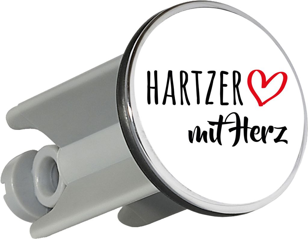 Huuraa Waschbeckenstöpsel Hartzer mit Herz 4cm Produktbild 