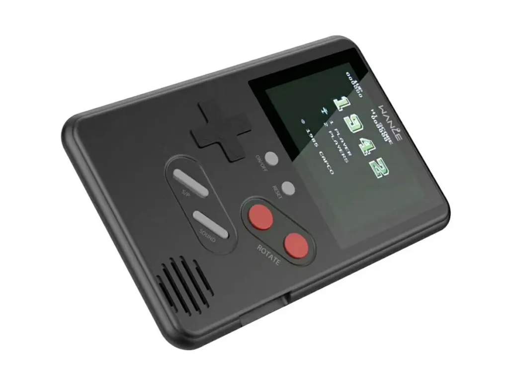 TechKidz Console Portatile Slim Edition - 500 Giochi Retro - Nero