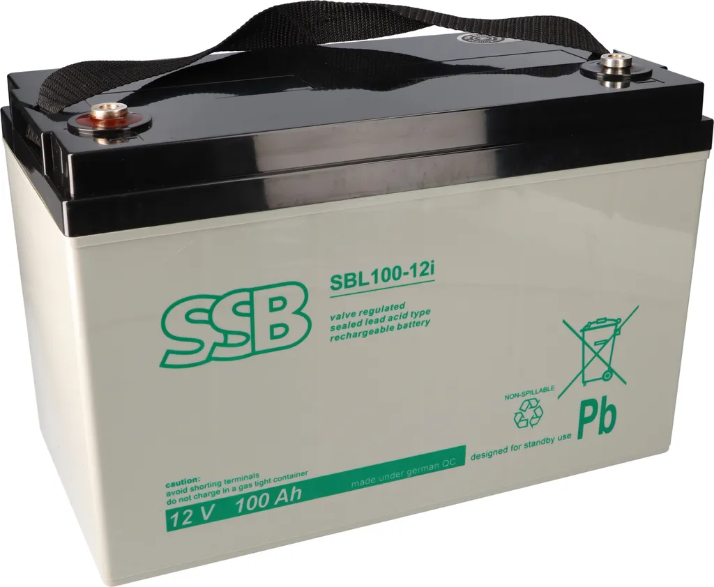 Évitez les Coupures avec la Batterie 12V 100Ah SSB SBL AGM Durable