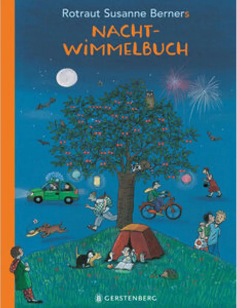 Livre Nacht-Wimmelbuch l'imagerie de la nuit pour enfants curieux