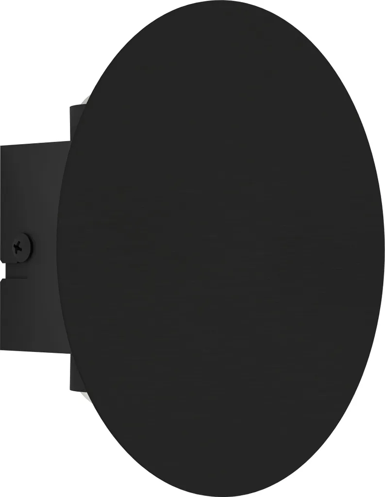 Applique murale LED ronde EGLO Talamello noir mat design pour le salon