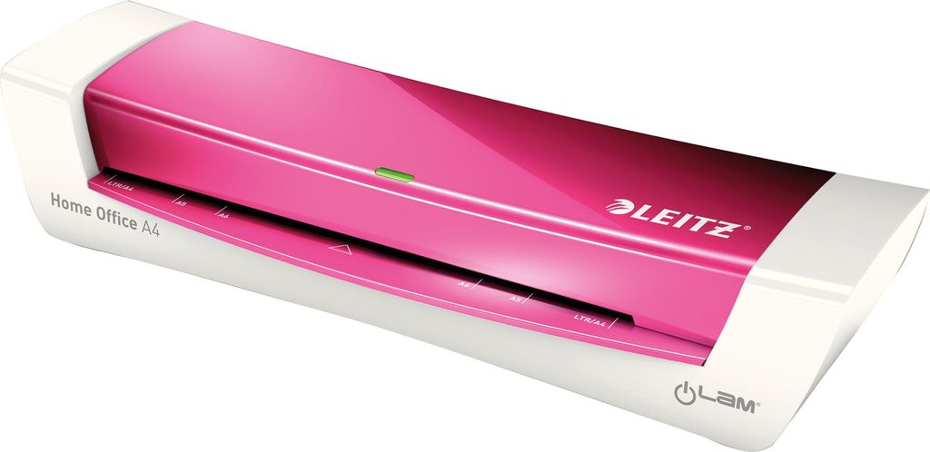 LEITZ Laminiergerät iLAM Home Office A4 bis DIN A4 pink