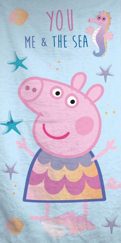 Peppa pig Badetuch Sea 70 x 140 cm Baumwolle Immagine del prodotto 