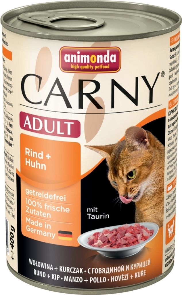 Animonda Carny Adult Rind & Huhn 400gx6