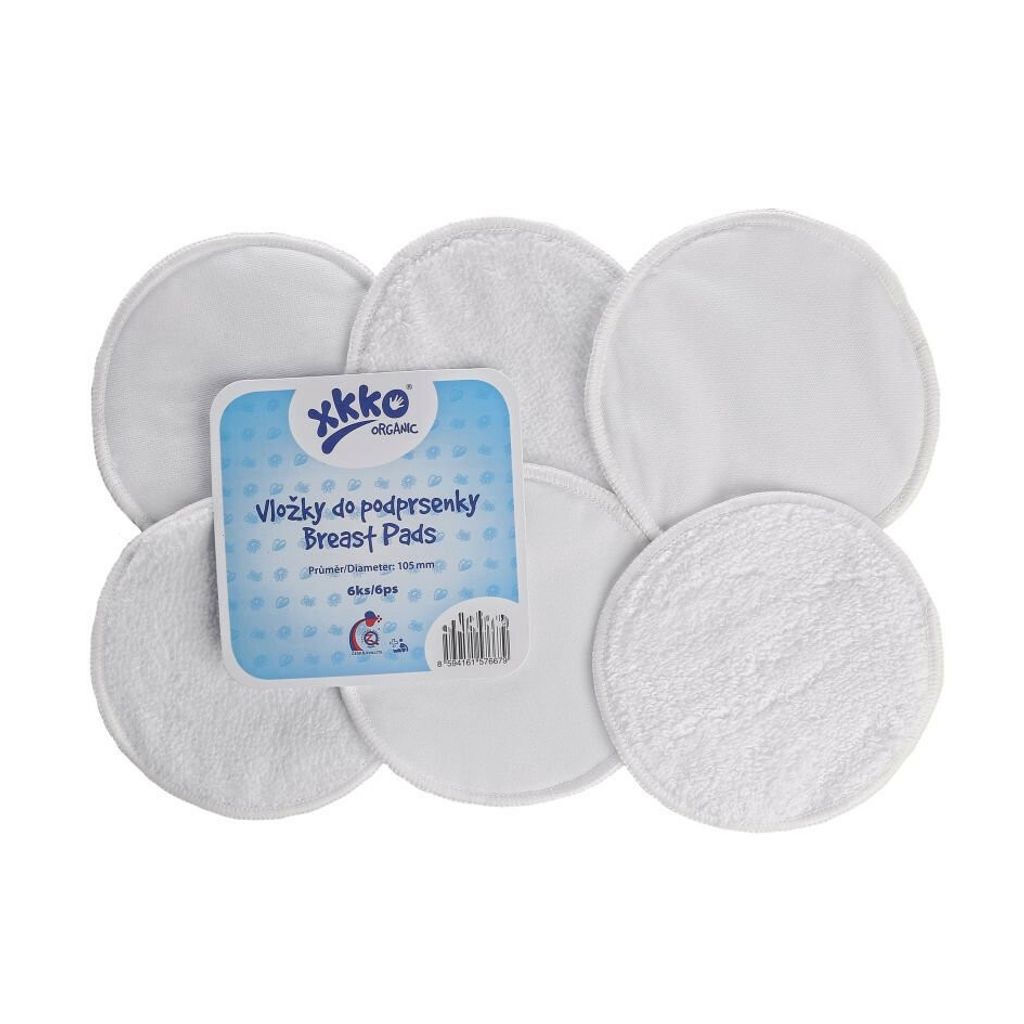 XKKO Organic Froté vložky do podprsenky, 6ks Obrázok produktu 