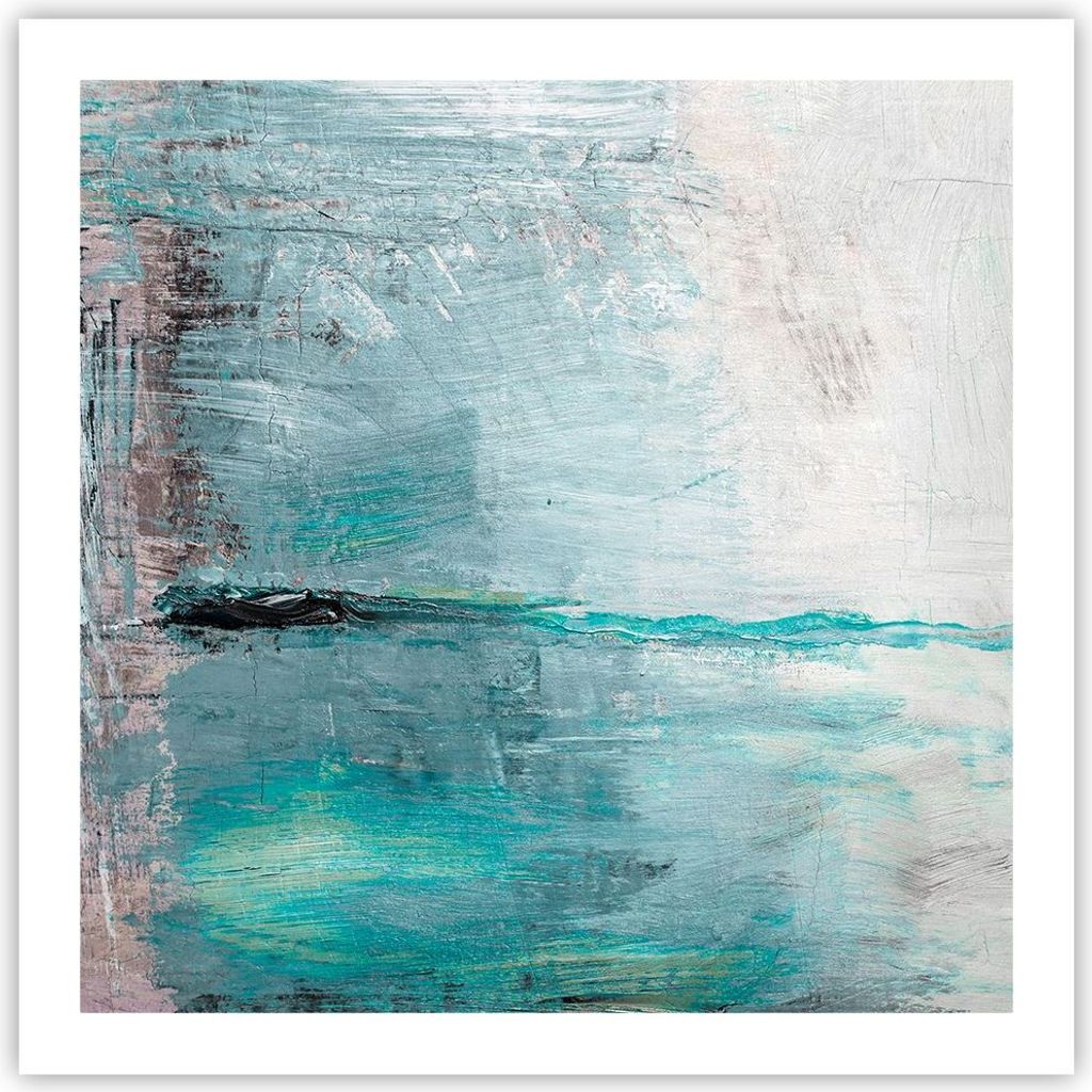 Poster - Poster ohne Rahmen - Abstraktion modern - 60x60 cm - Wand Bild - Wanddeko - Wandbilder - Kunstposter - Wandposter - Bilder - Kunstdruck - ...