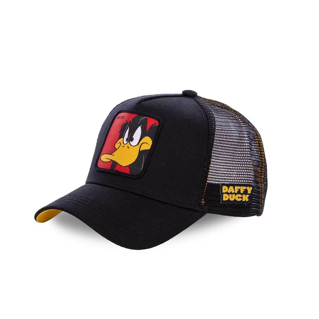 Casquette Trucker Looney Tunes Daffy Duck Capslab Réglable pour Adulte